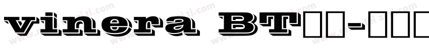 vinera BT字体字体转换
